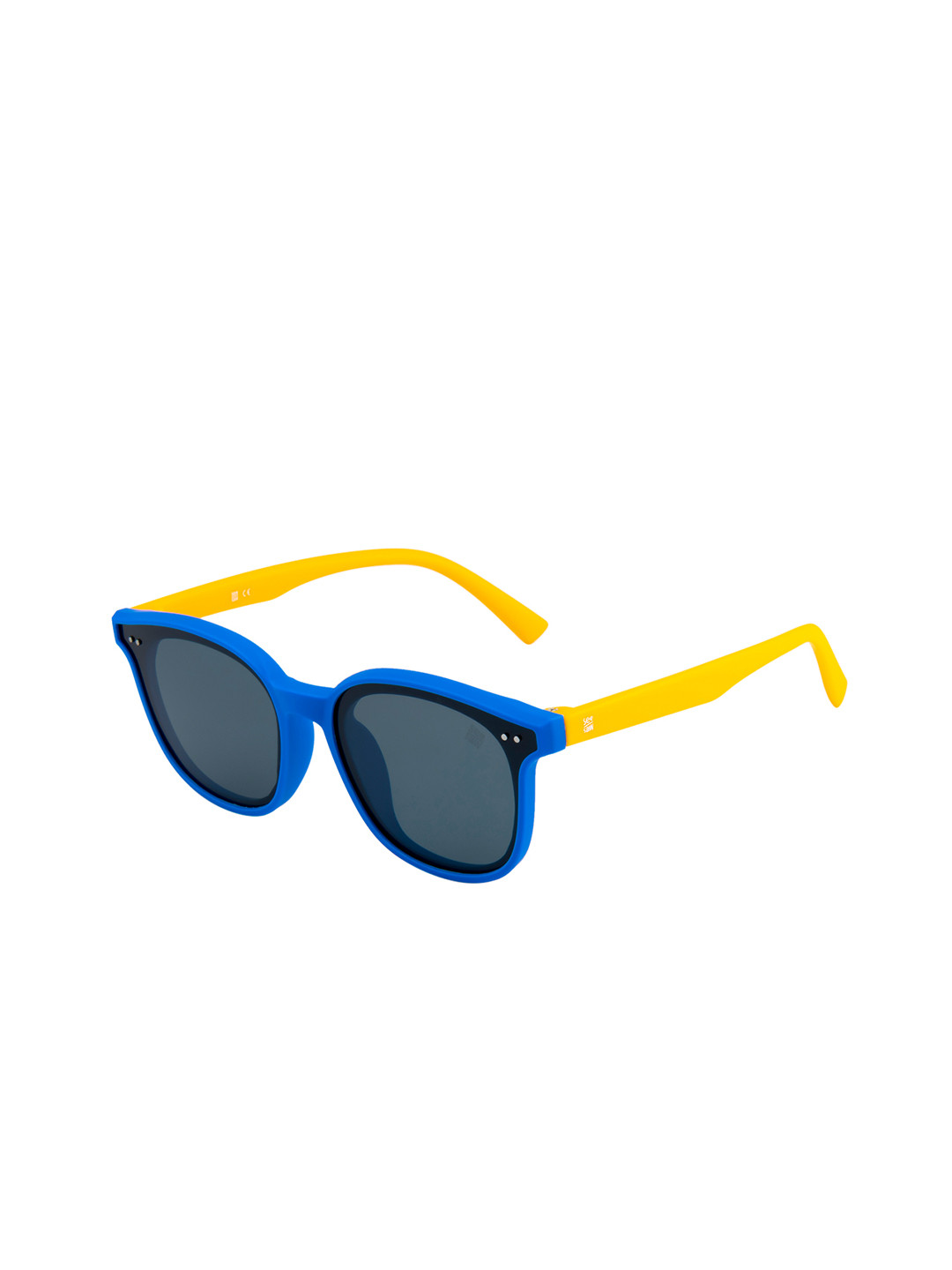 SEESAW Unisex Blue Lens Blue TR90 Square Sunglass with 100% UV Protection - Ideal for Kids 8-12 Yrs