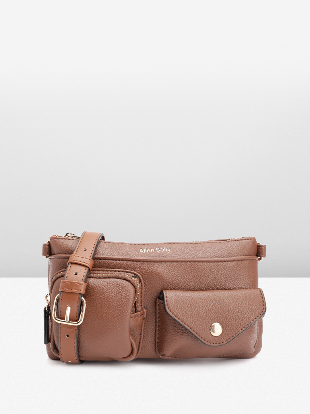 Allen Solly PU Structured Sling Bag