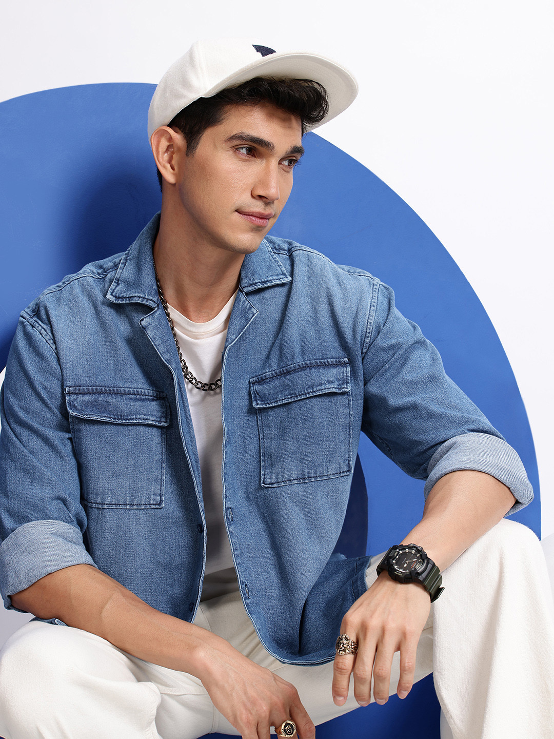 Aeropostale Denim Pure Cotton Casual Shirt