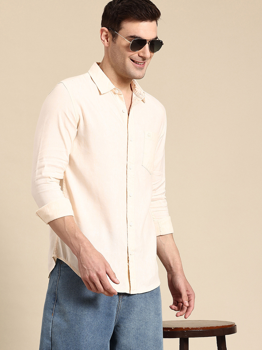 United Colors of Benetton Pocket Detail Casual Shirt