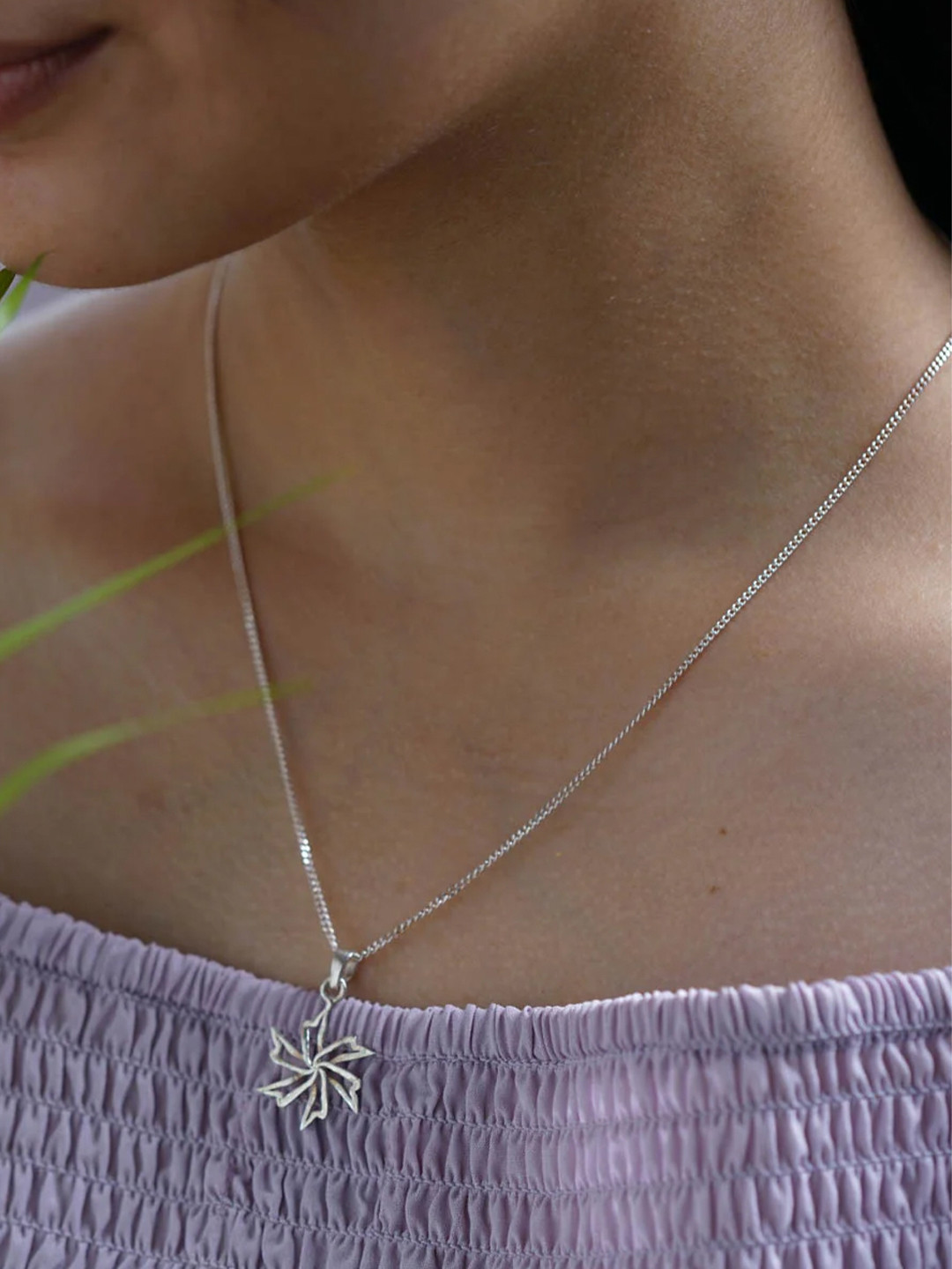 House of Aadyaa Sterling Silver Minimal Chain