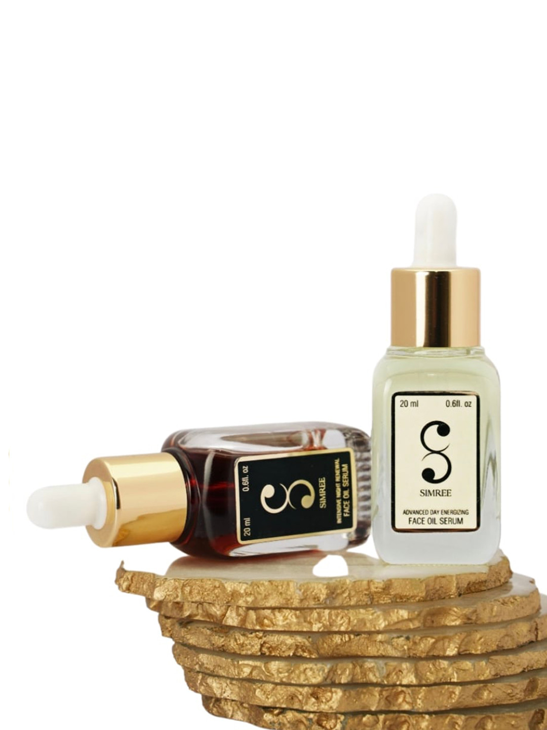 SIMREE Set Of 2 Advanced Day Energizing & Intensive Night Renewal Face Oil Serum Combo