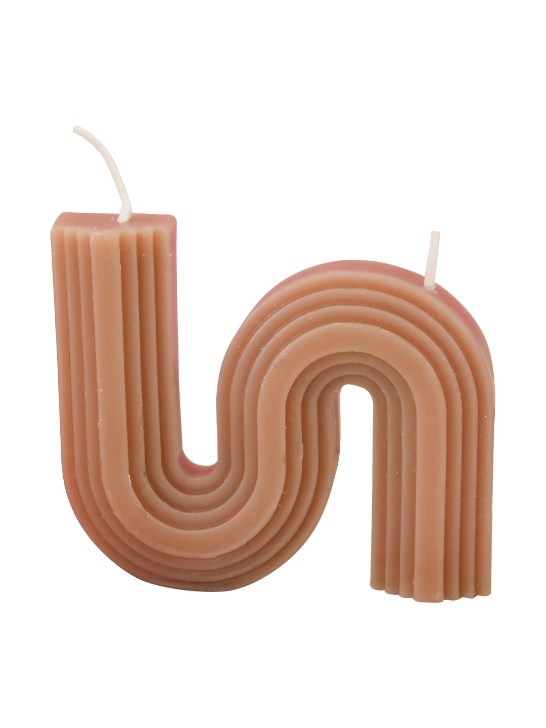 TIED RIBBONS Diwali Festive Scented 2 Wick Wind Chime Solid Geometric Pillar Candles