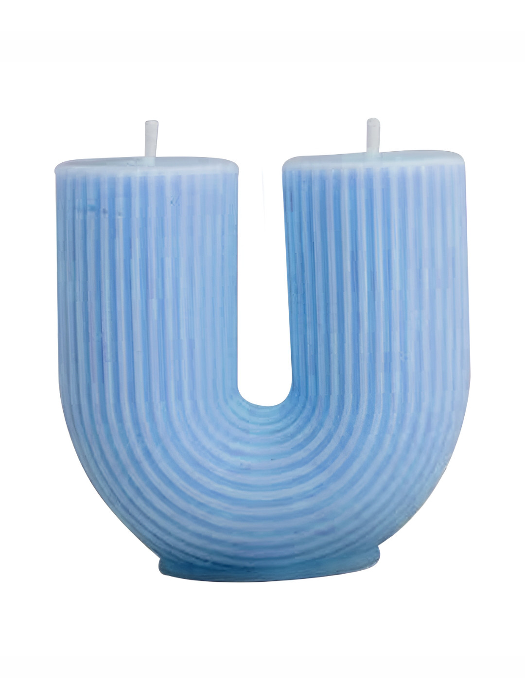 TIED RIBBONS Diwali Festive Scented 2 Wick Fruit Temptation Solid Geometric Pillar Candles