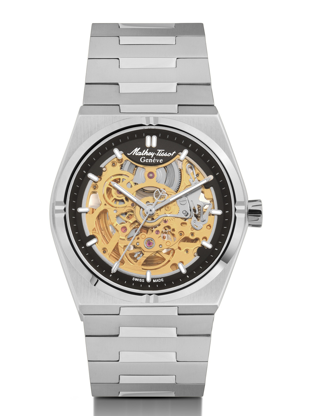 Mathey-Tissot Swiss Made Zesus Skeleton Dial Automatic Watch For Men - H118CFAN