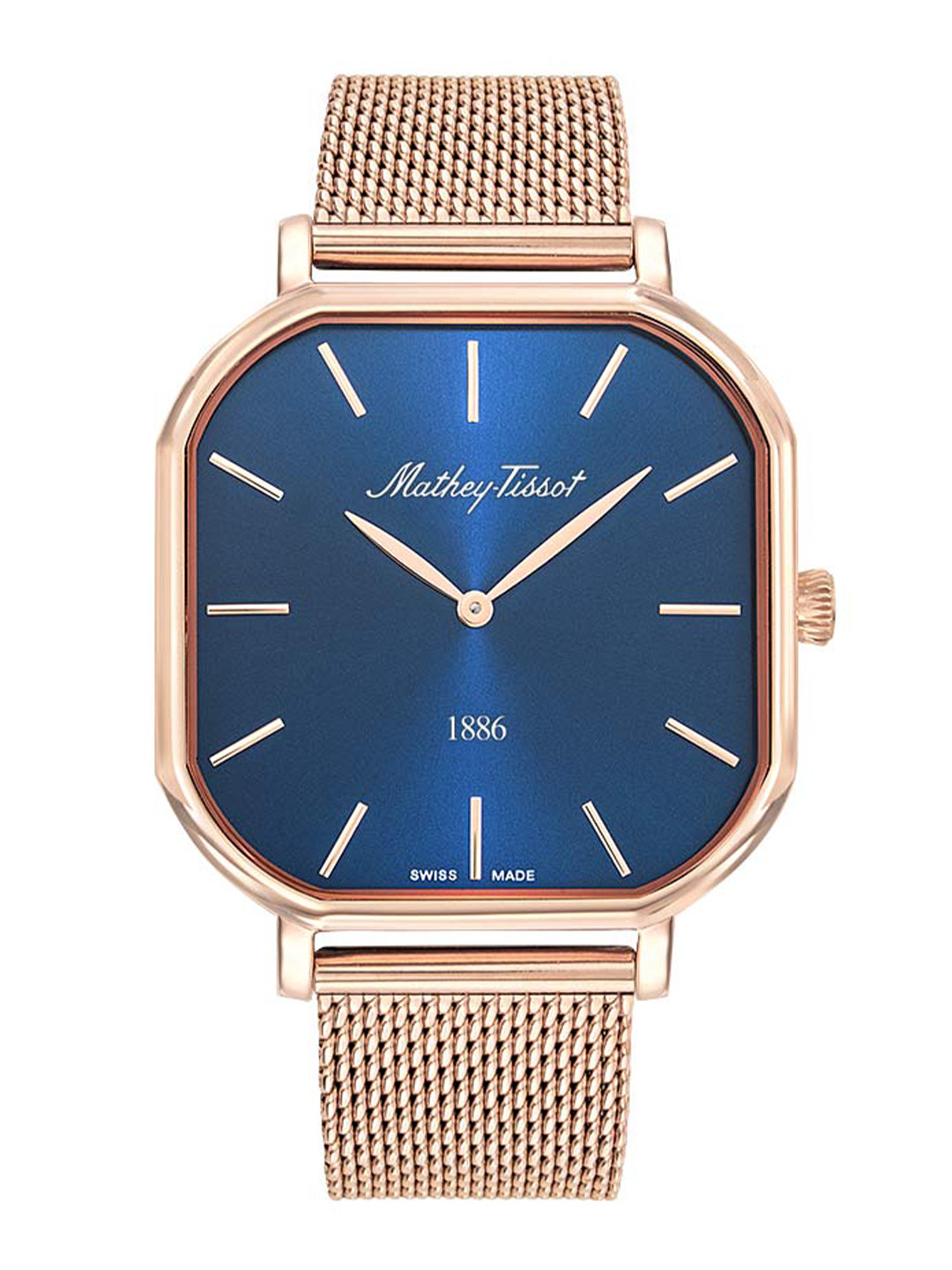 Mathey-Tissot Swiss Made Blue Dial Analog Watch For Men - H7917PBU