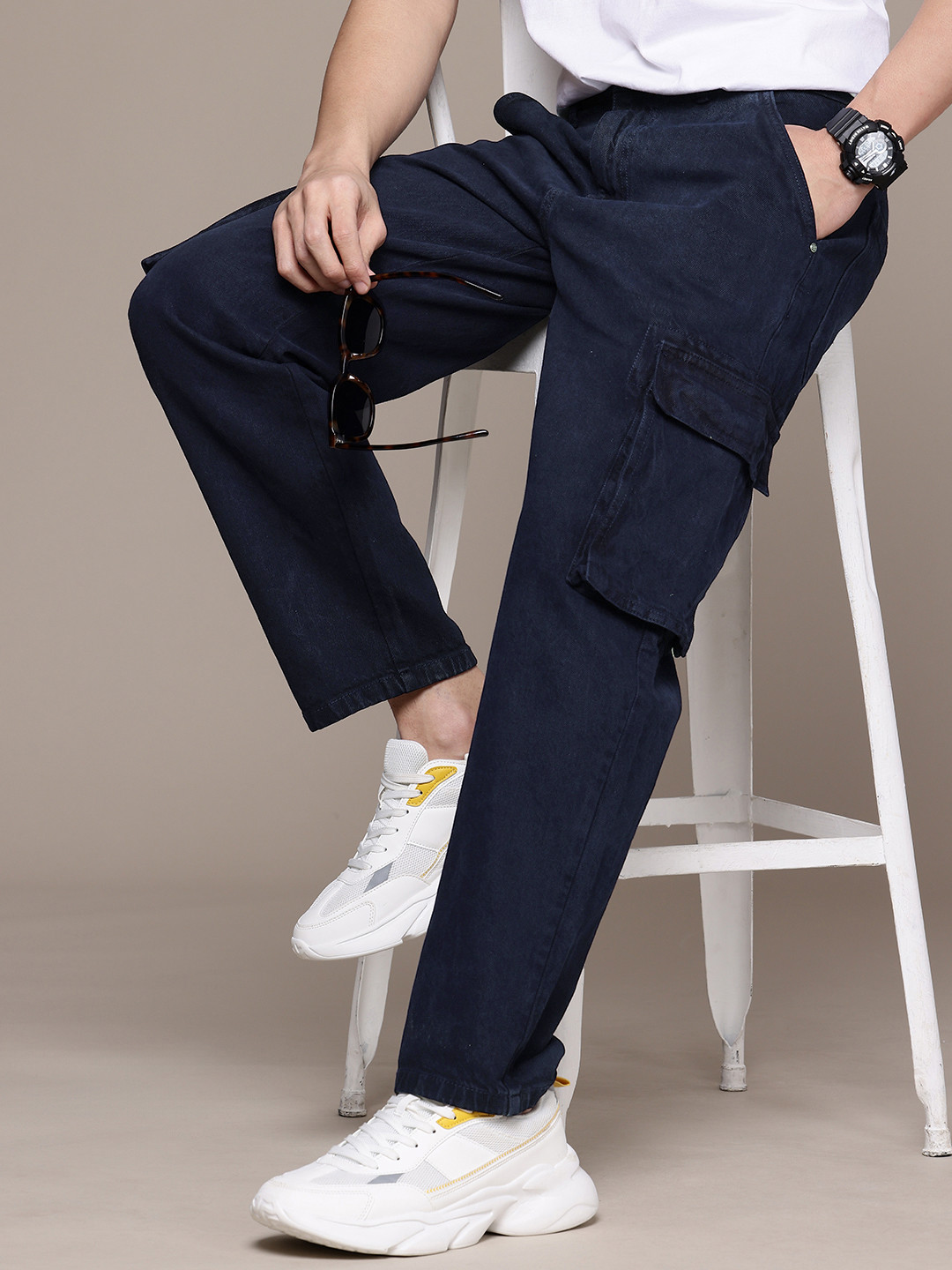 WROGN Men Lose Fit  Cotton Jeans