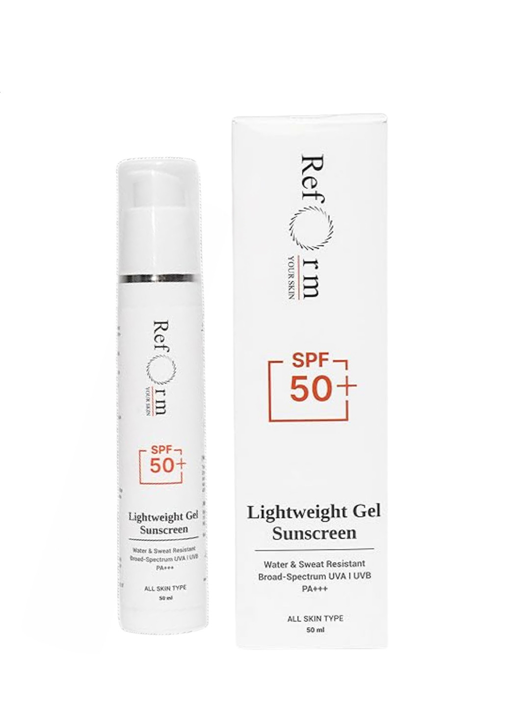 Reform Your Skin 3-in-1 Ultra Matte Oil Control Sunscreen Niacinamide & Vit E SPF 50+ 50ml