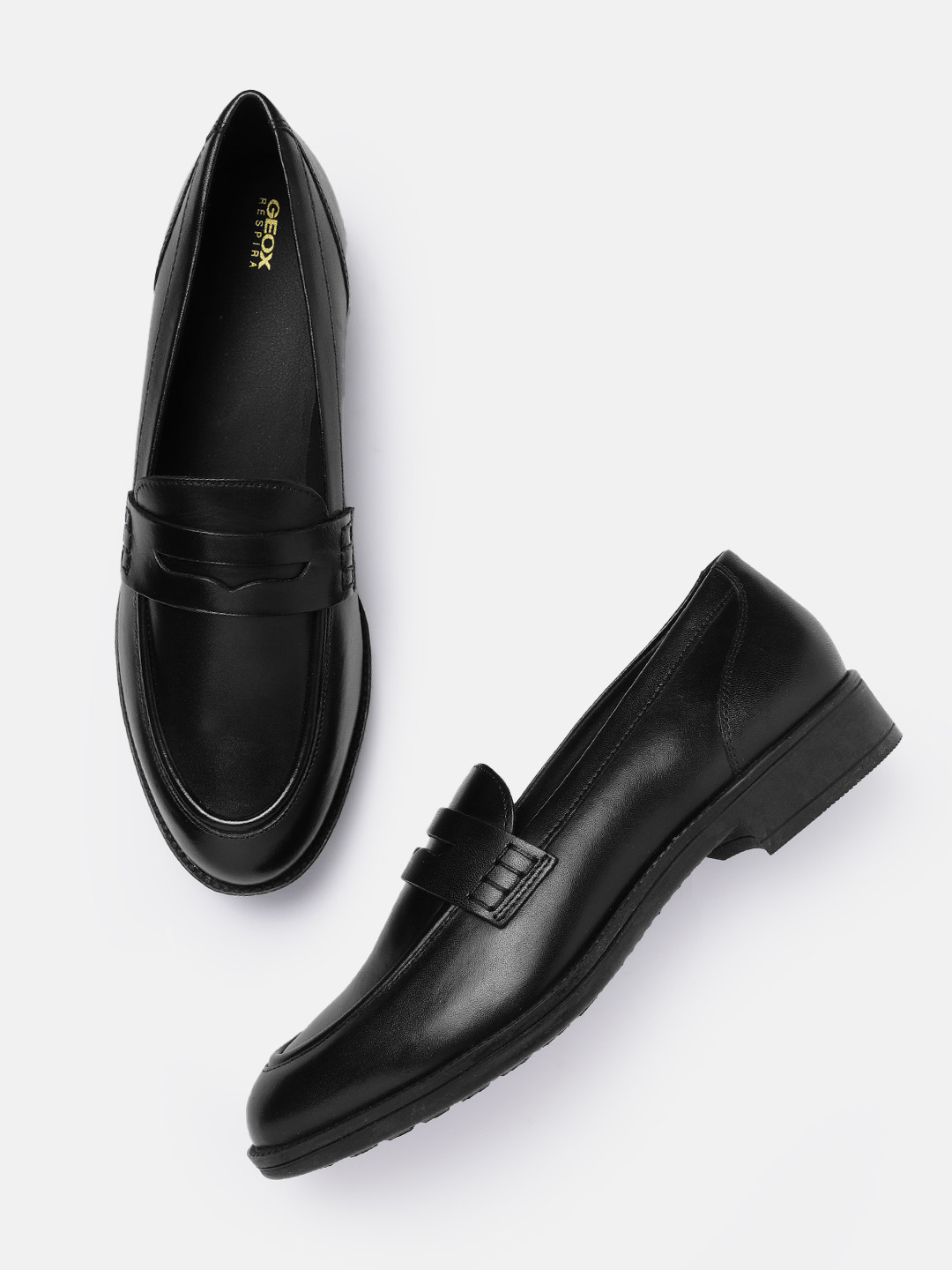 Geox Women Leather Casual Shoes