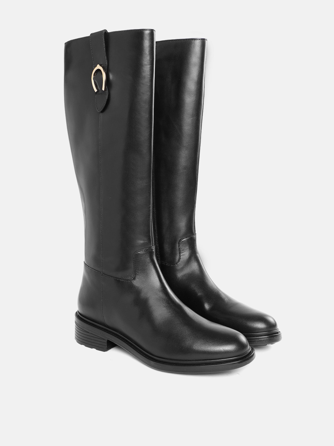 Geox Women D Walk Pleasure D Leather Heeled High-Top Regular Boots