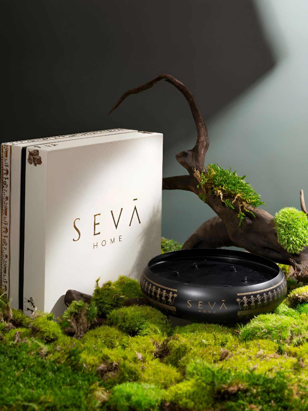 Seva Home Dil se Meldey Warli Scented 7 Wick Coconut Solid Round Regular Diya Candles