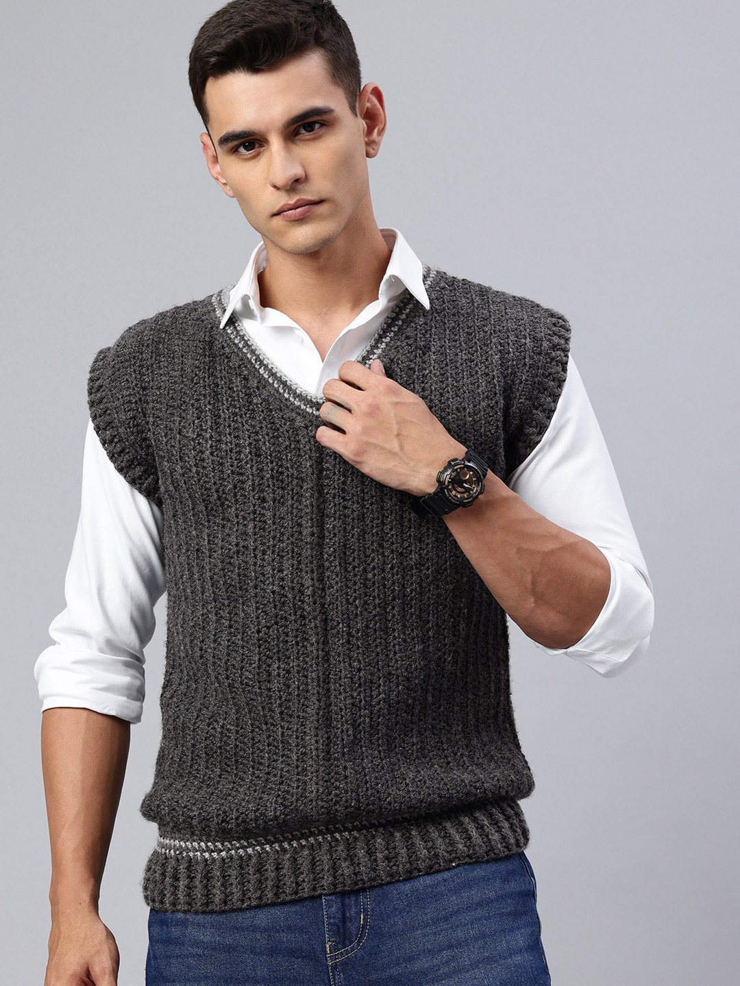 Magic Needles Men Sweater Vest