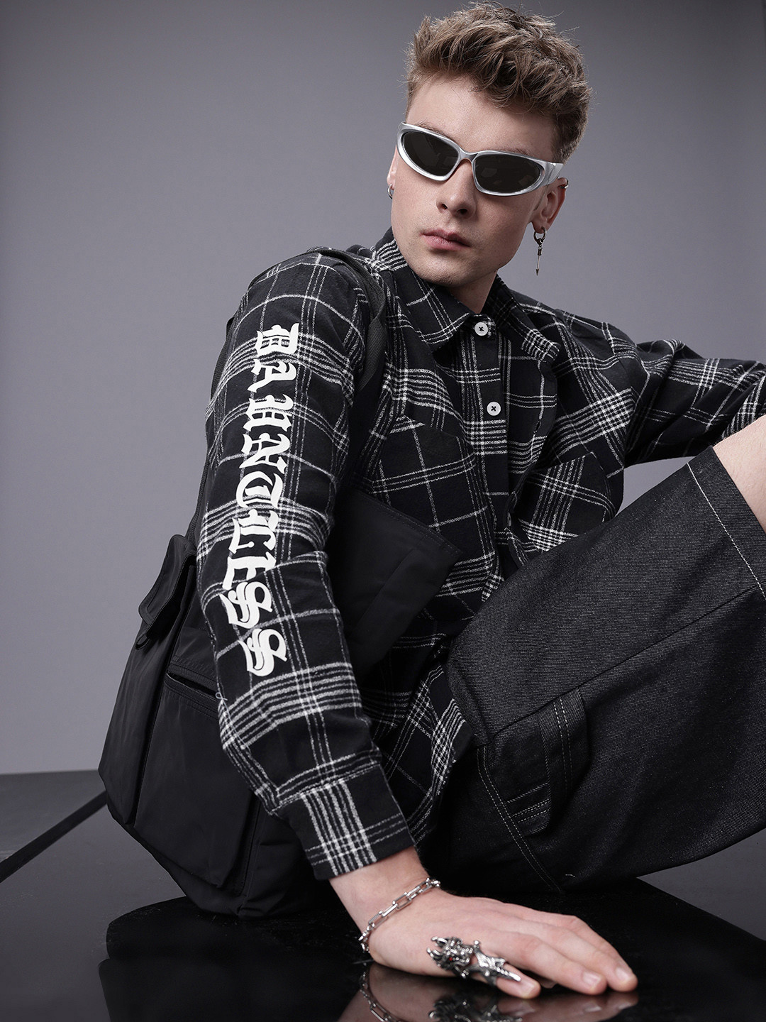 SOKO STREET Checked Pure Cotton Casual Shirt