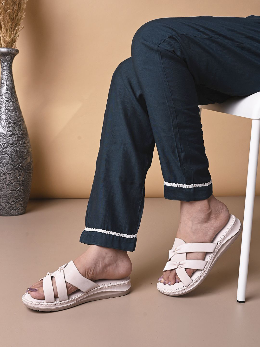 XE Looks Women Orthopedic Doctor Slippers Open Toe Flats