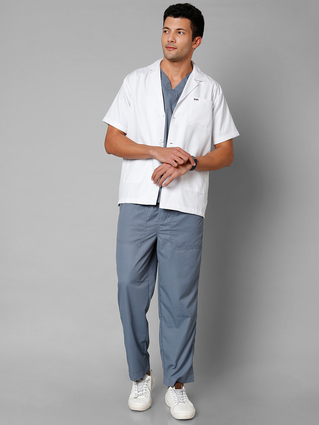 KNYA Medical Short Lab Coat Apron