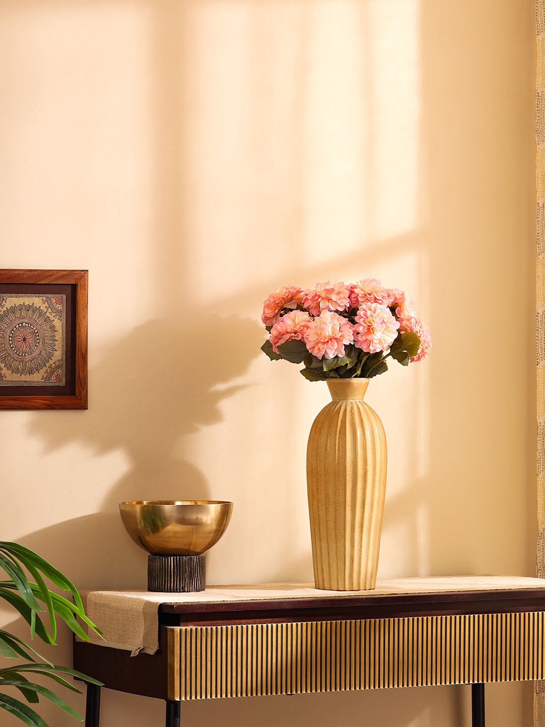 Elemntl Pink 5 Pieces Chrysanthemum Artificial Flower