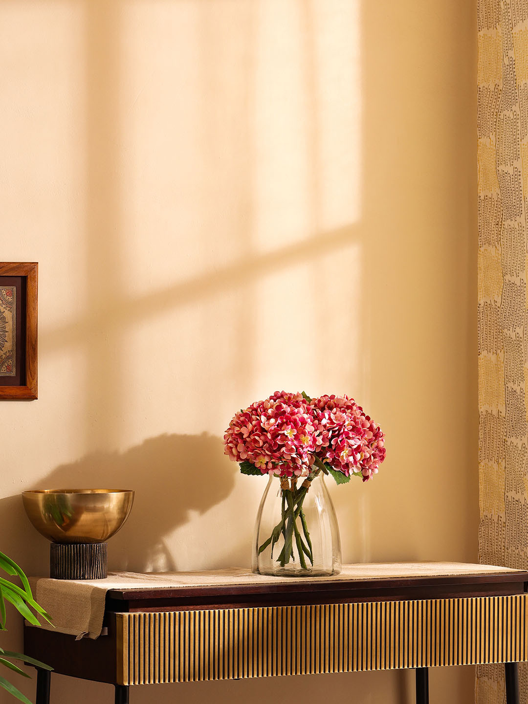 Elemntl Purple Hydrangea Bouquet Artificial Flower