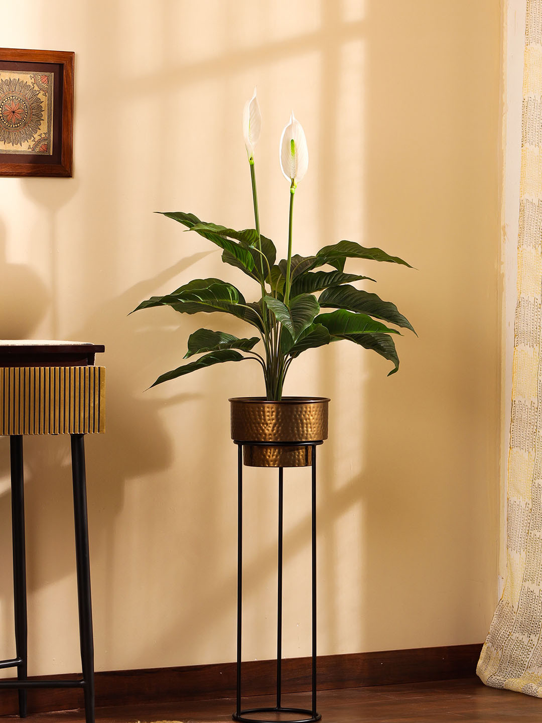 Elemntl Green Non-Hanging Anthurium With Pot Artificial Plant