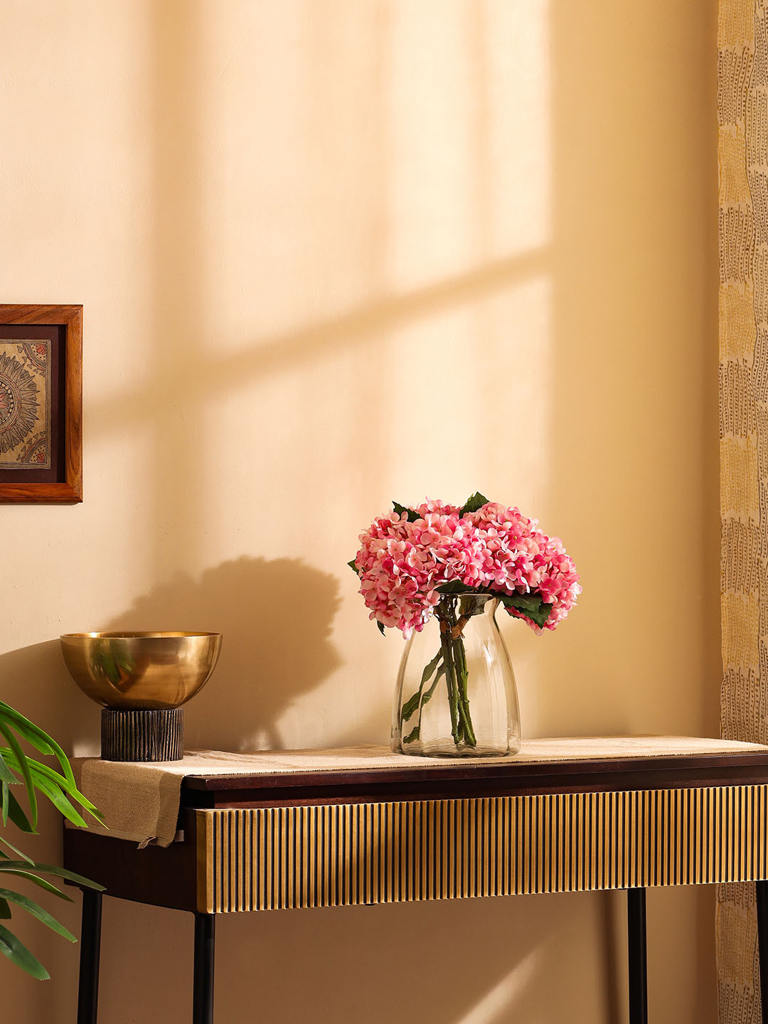 Elemntl Pink Hydrangea Bouquet Artificial Flower