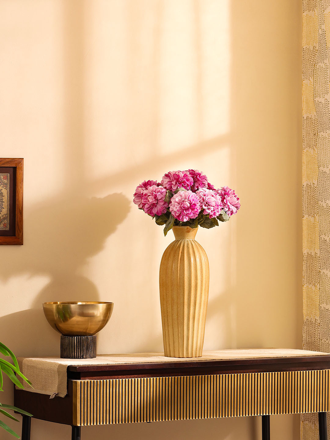 Elemntl Purple 5 Pieces Chrysanthemum Artificial Flower