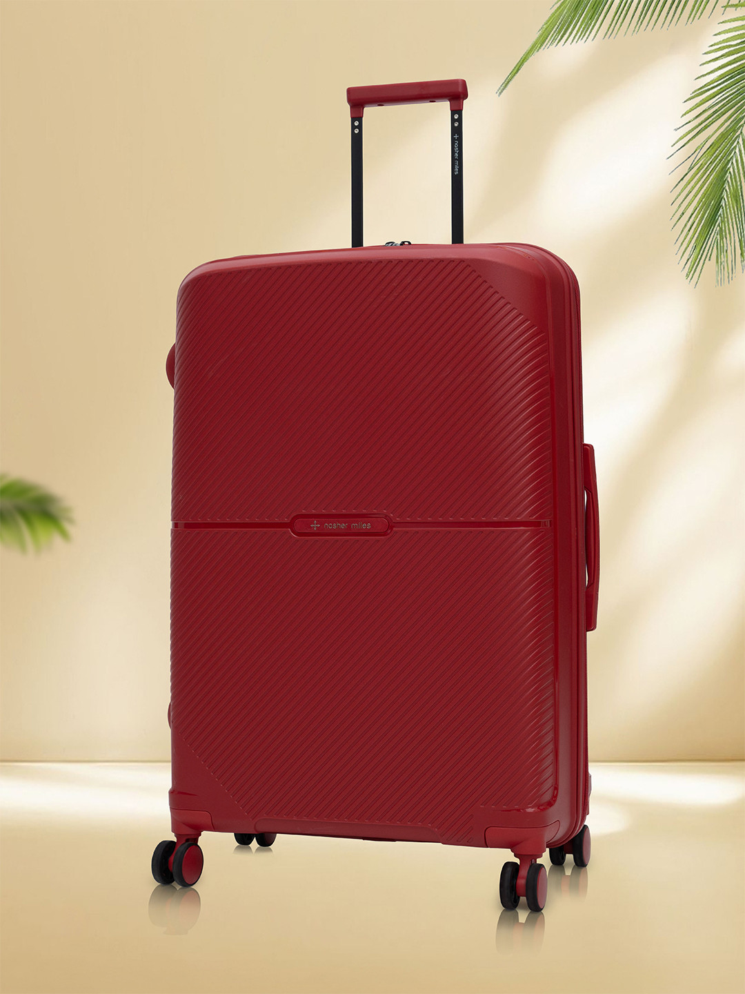 Nasher Miles Hawaii Polypropylene TSA Lock Large Maroon Trolley Bag - 28 Inch (75 cm)