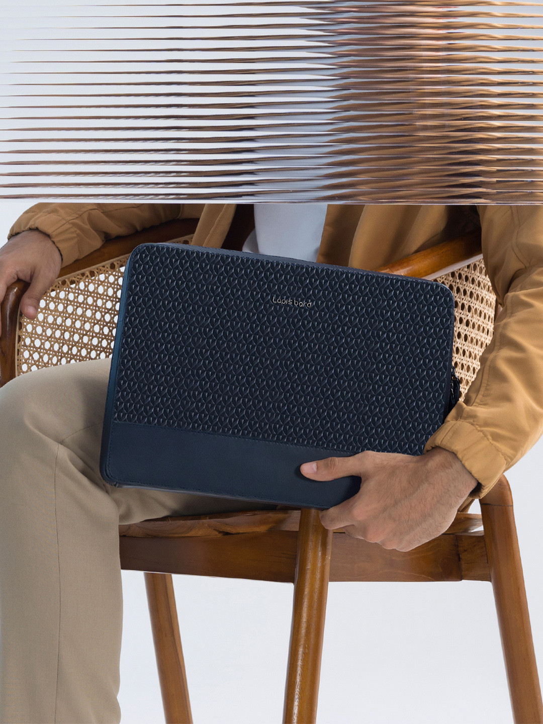 Lapis Bard Navy Enigma 14-inch Laptop Sleeve