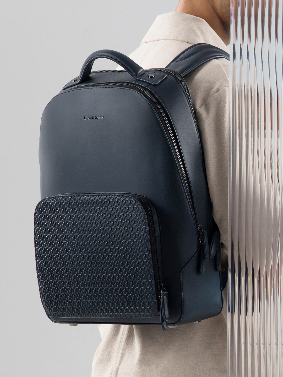 Lapis Bard Navy Enigma 15-inch Backpack