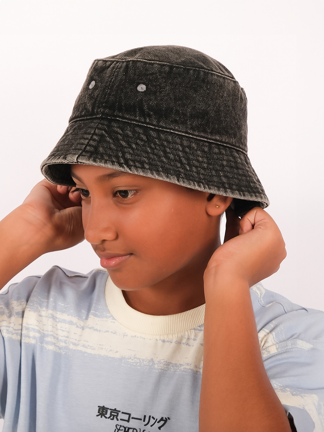DukieKooky Cotton Kids Visor Cap