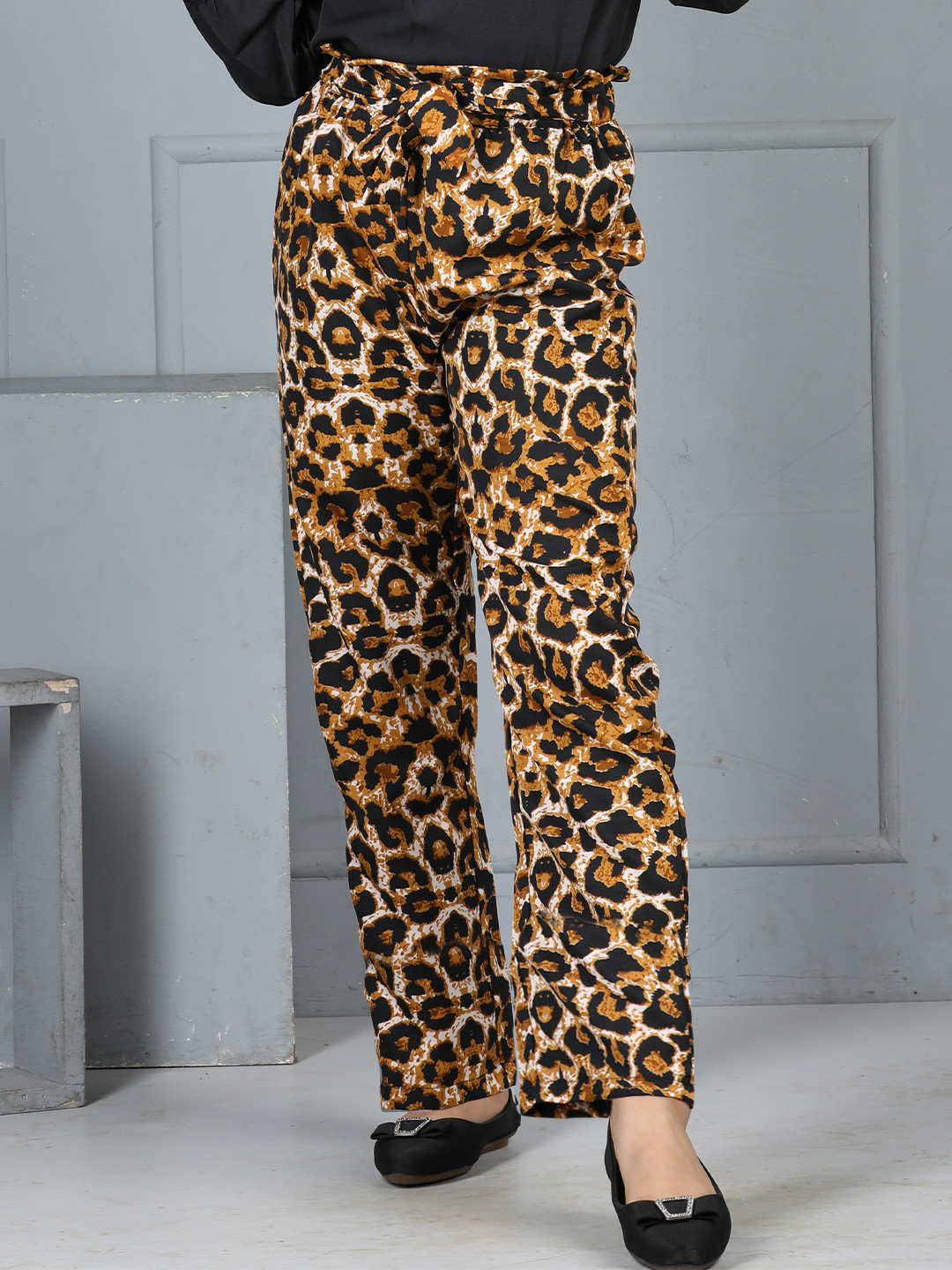 Cutiekins Girls Casual Animal Print Palazzo
