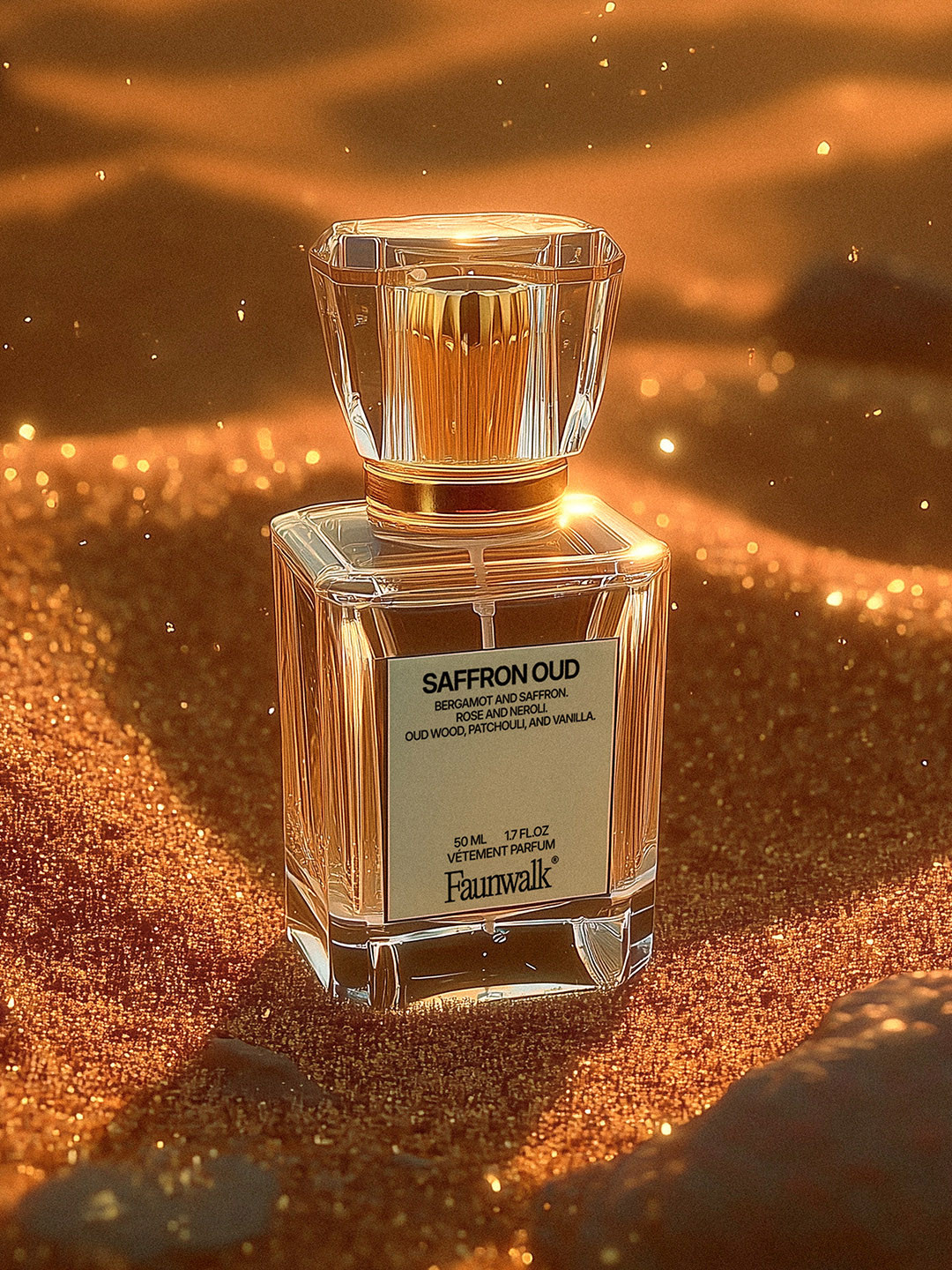 FAUN WALK Saffron Oud Long Lasting Eau De Parfum - 50 ml