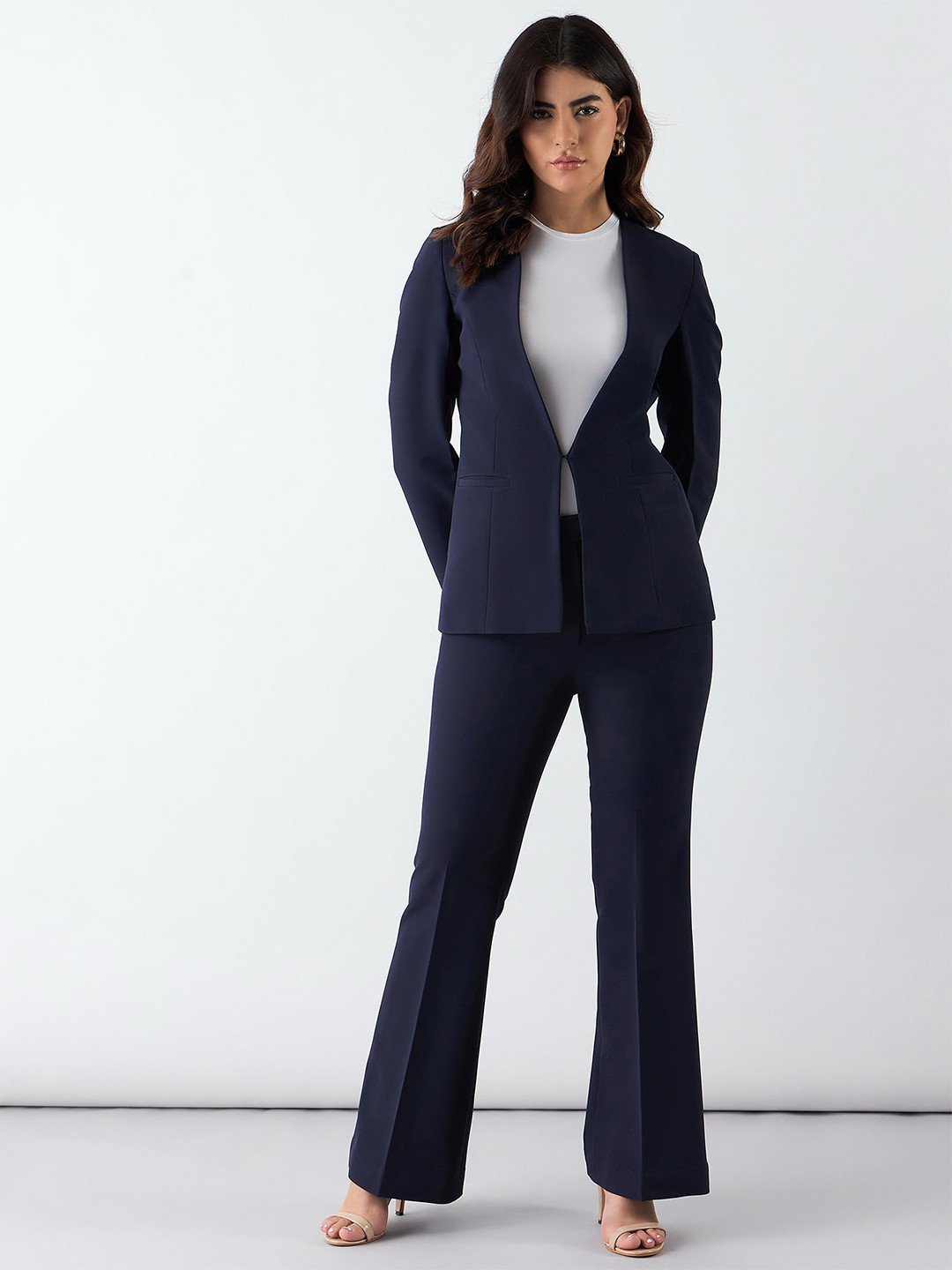 PowerSutra  Women Single-Breasted Two-Piece Suit