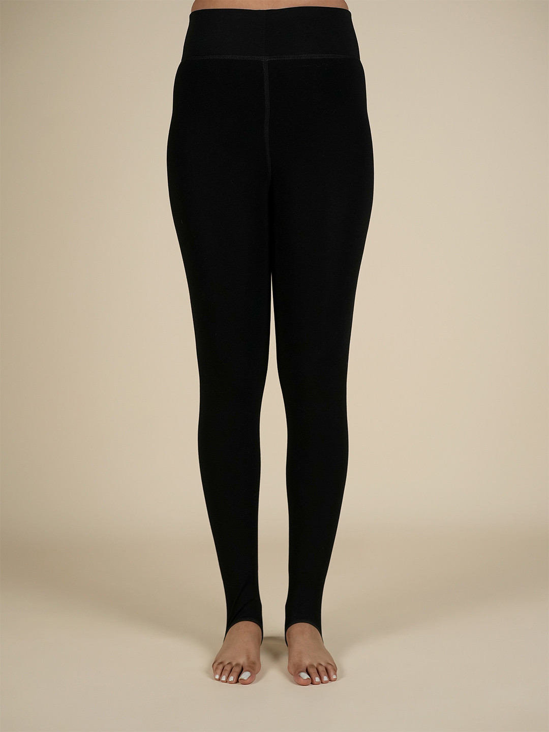 Theater Women High-Rise Ankle-Length Winter Fur Tights