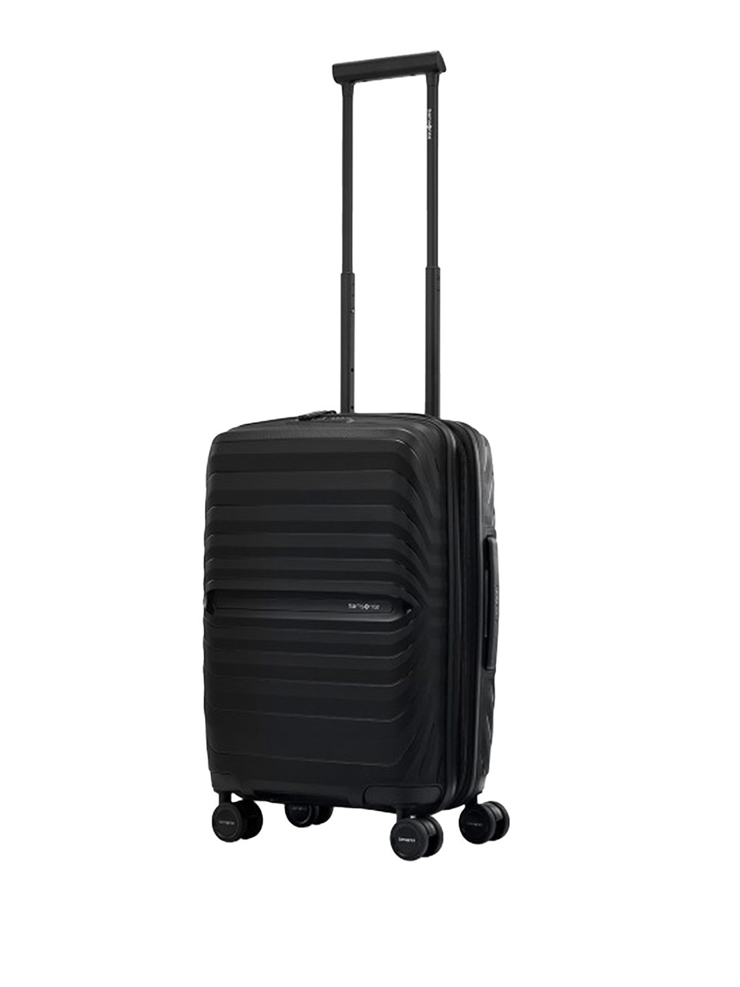 Samsonite Octolite Neo Black Expandable 55 Cms Small Cabin Trolley Bag