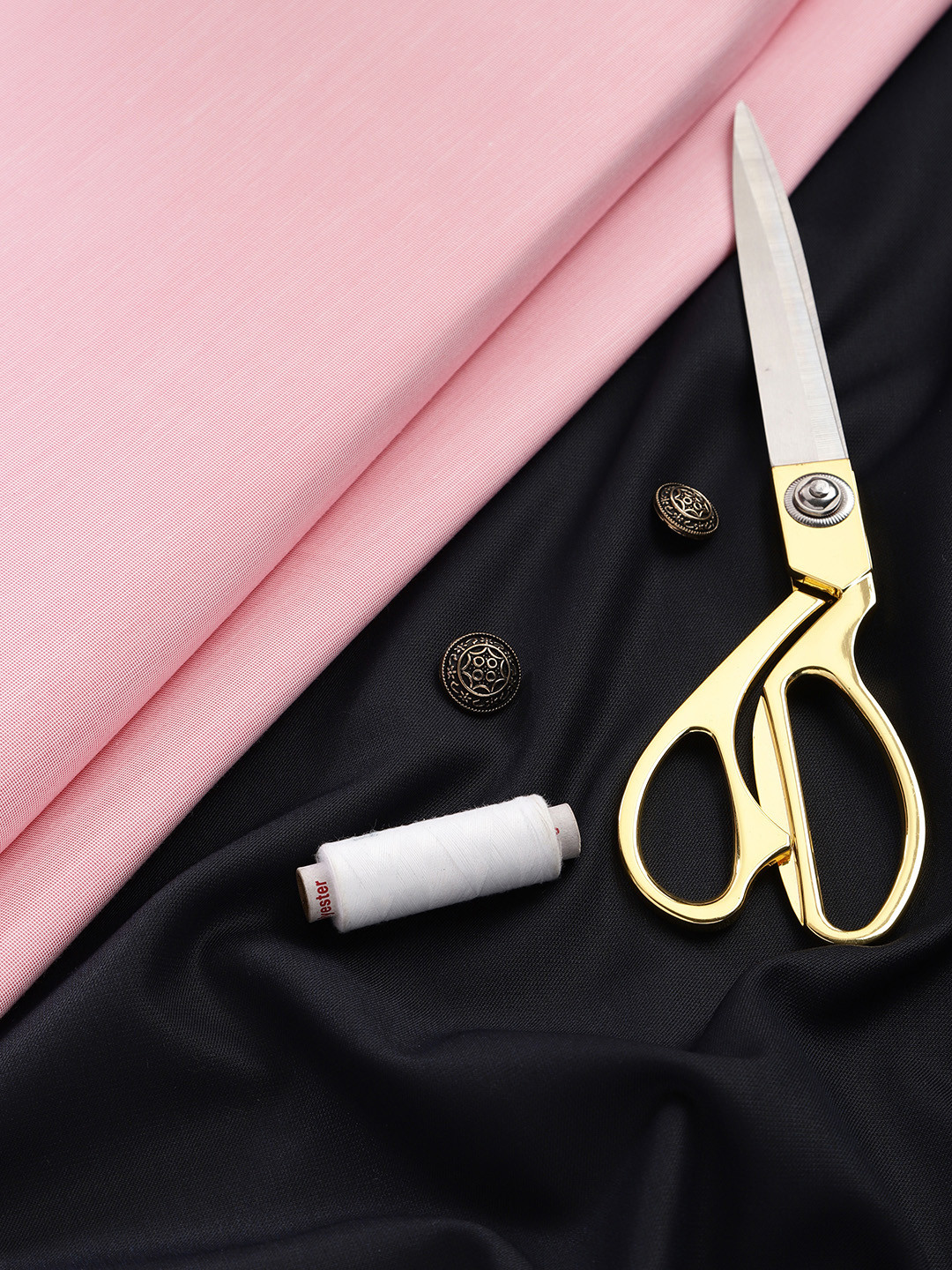 Raymond Men Solid Shirt and Trousers Clothing Fabric