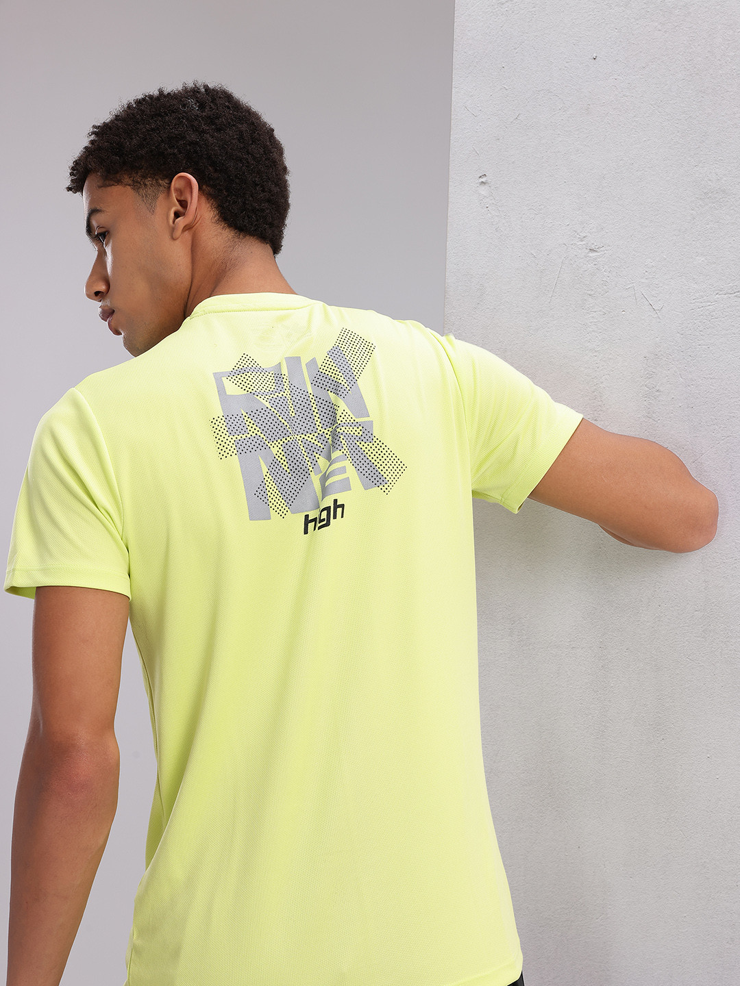 HRX by Hrithik Roshan Couple Collection Typography Print Rapid-Dry Running T-shirt