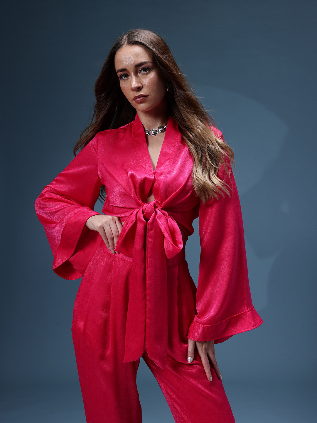 bebe All Day Flowy Sheen Co-Ords