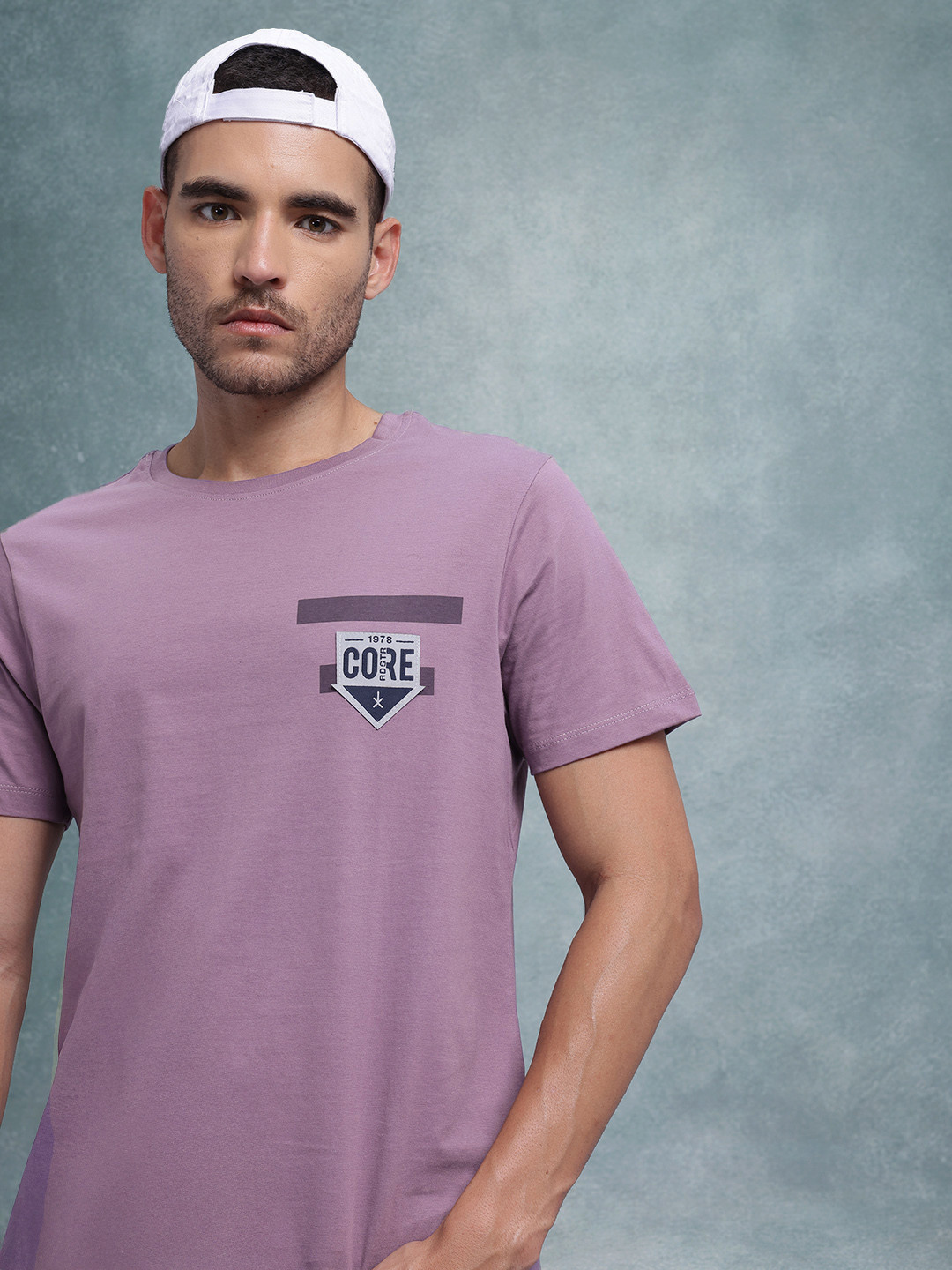 The Roadster Life Co. Pure Cotton Applique T-shirt