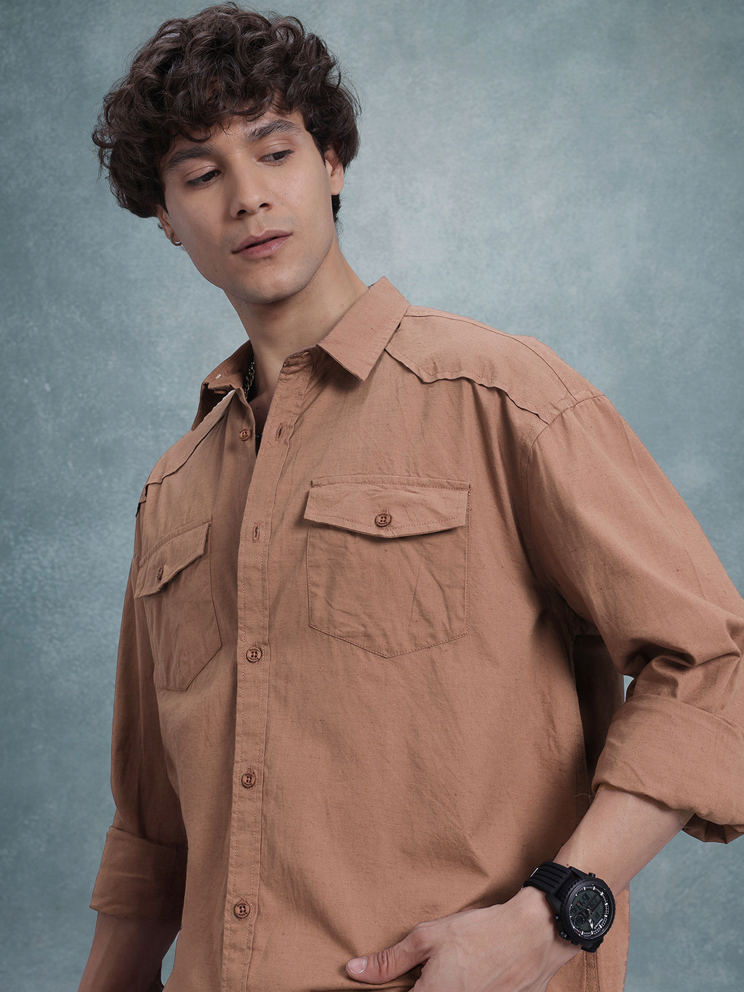 The Roadster Life Co. Chest Pocket Casual Shirt