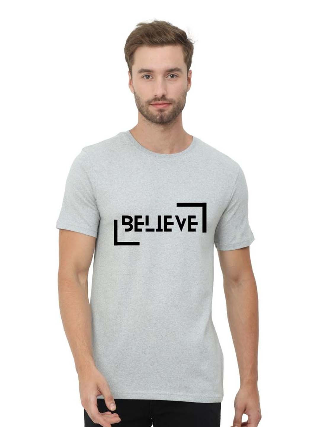 ECOLINE Clothing Men Printed Bio Finish Applique T-shirt