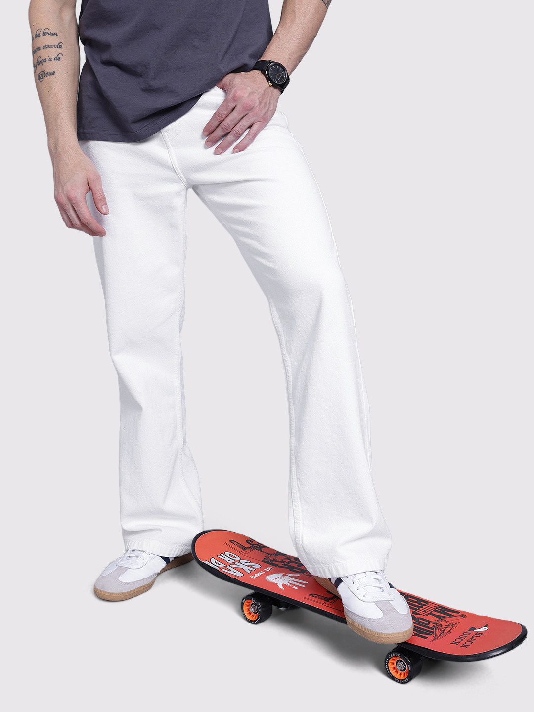 The Roadster Life Co. Men Flared Jeans
