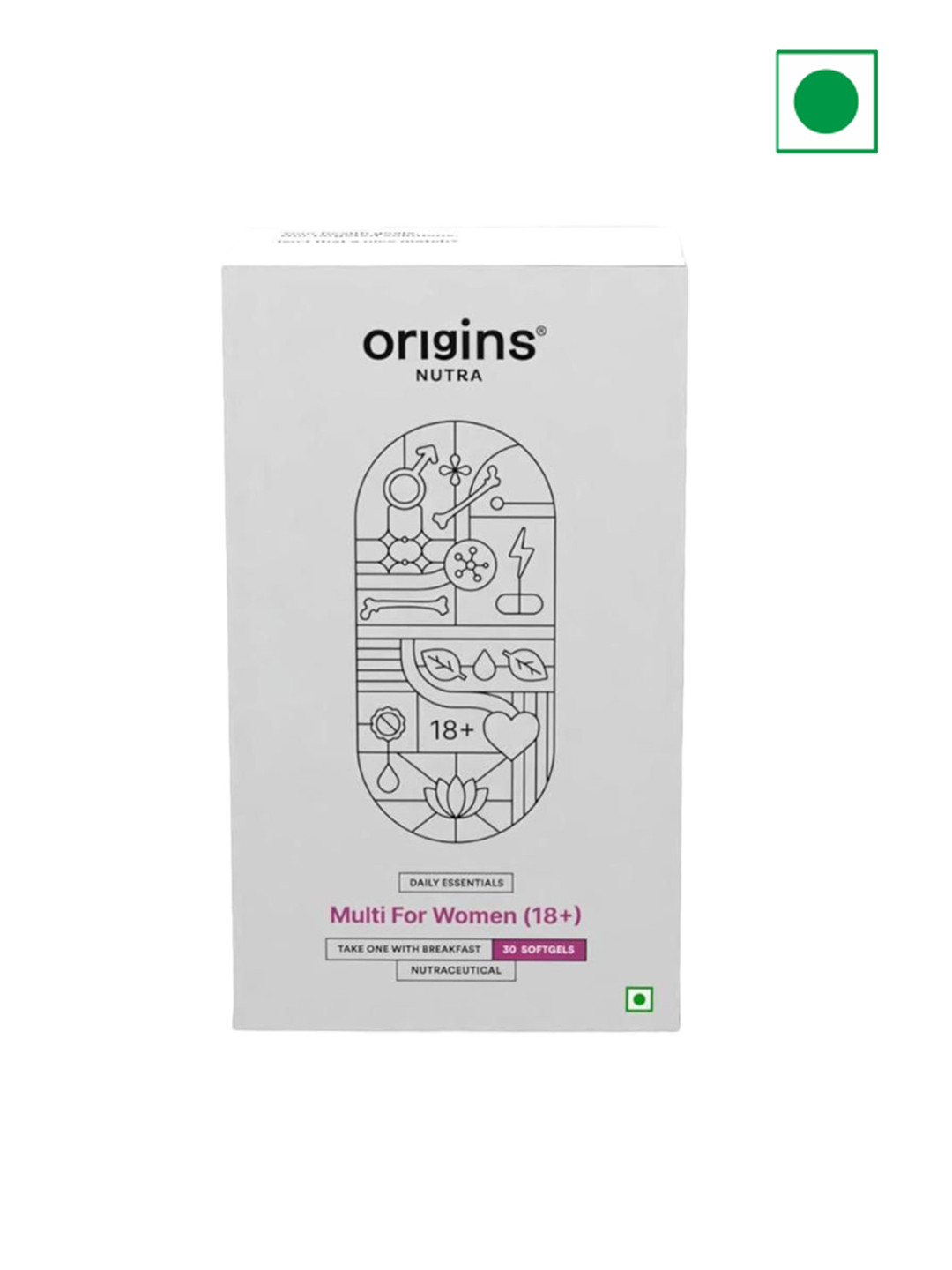 Origins Nutra Women Multivitamin Softgels for Bone & Joint Support - 30 Softgels
