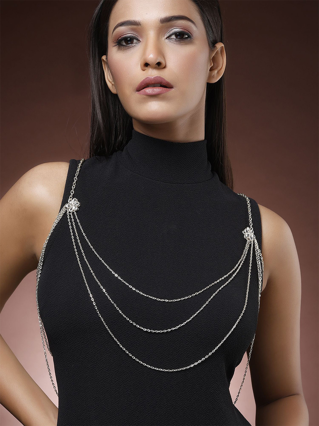 Bohey by KARATCART Gold-Plated Body Chain