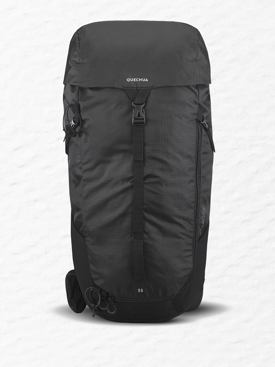 Decathlon QUECHUA Black 35L Mountain Hiking Backpack