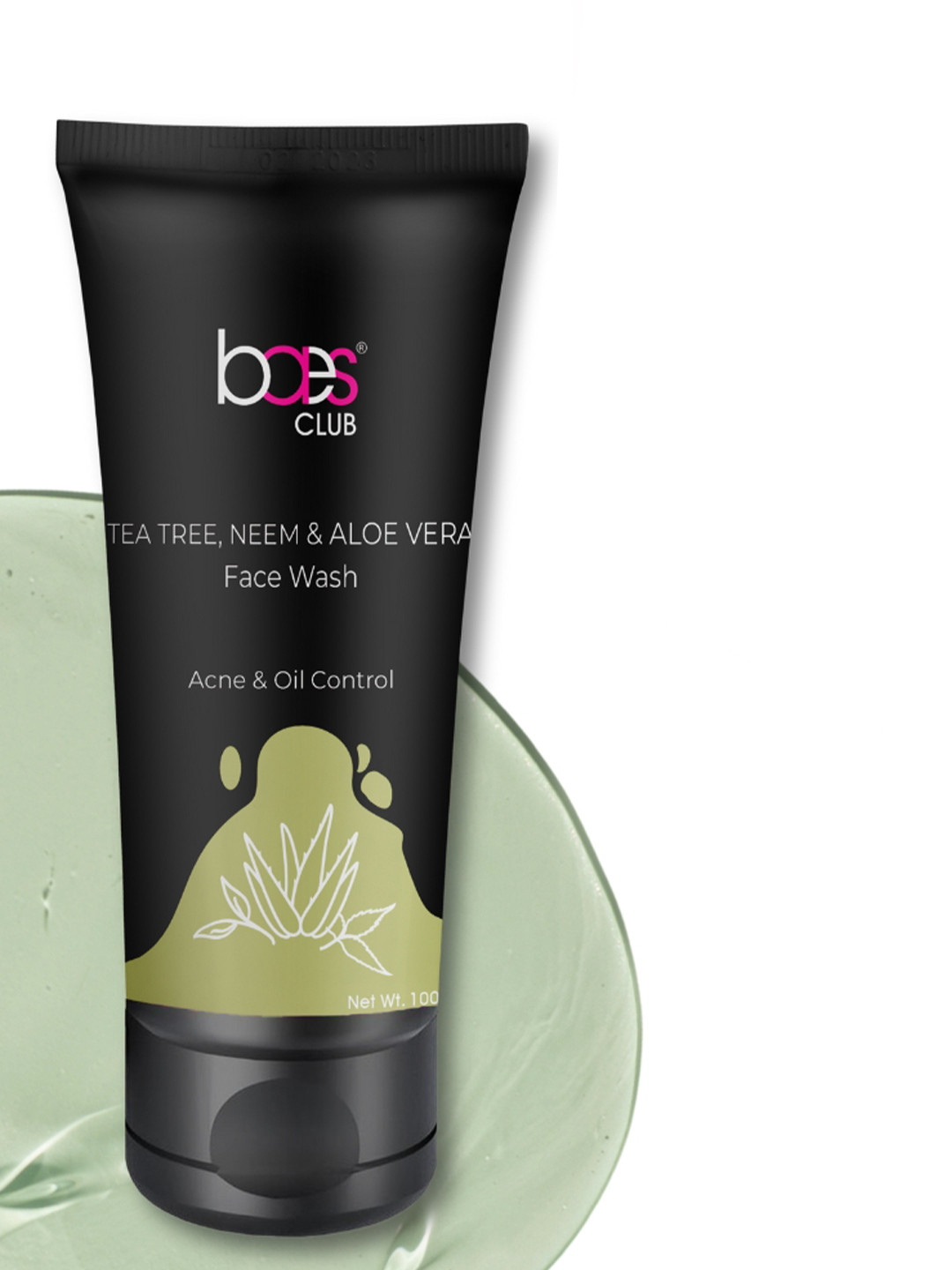 Baes Club Tea Tree Neem Face Wash For Acne & Oil Control - 100 gm