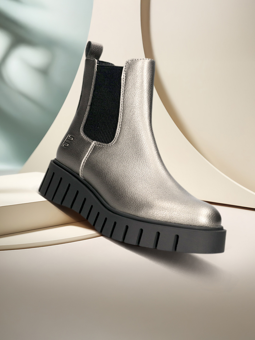 BAGATT Women Flatform Chelsea Boots