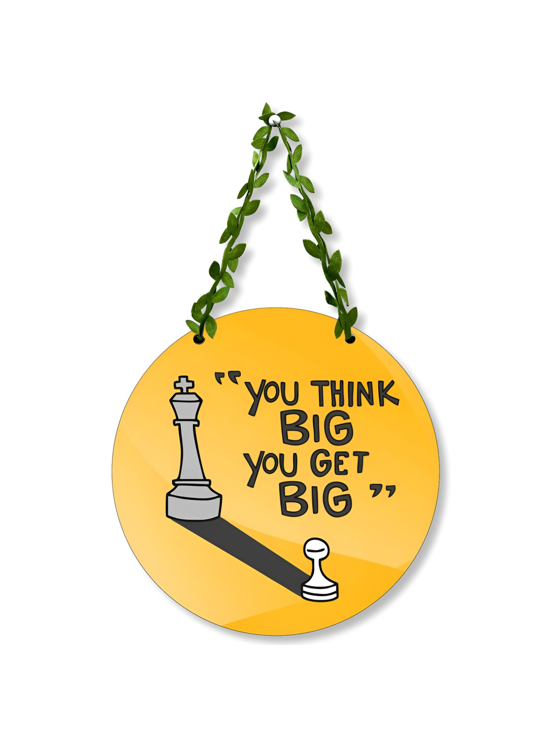 SEHAZ ARTWORKS Suveharts Motivation Quote Wood Matte Hall Wall Hangings-10In