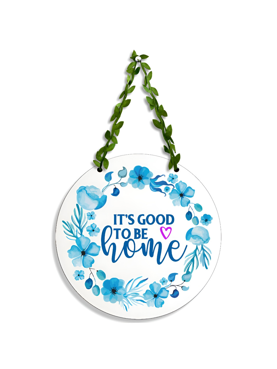 SEHAZ ARTWORKS Wood Floral Matte Hall Wall Hangings-10In