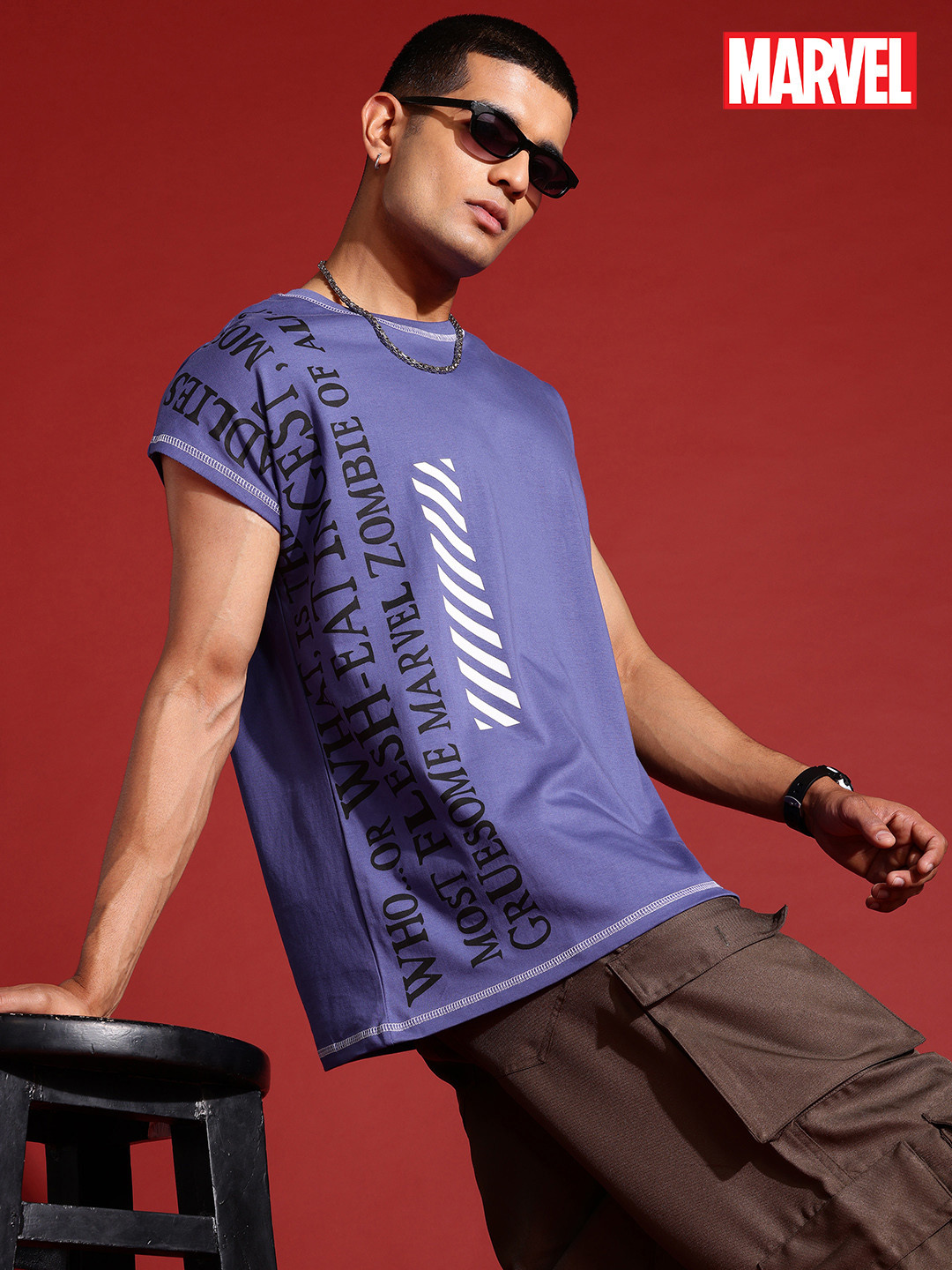 MARVEL STREET Marvel Zombies Printed Pure Cotton T-shirt