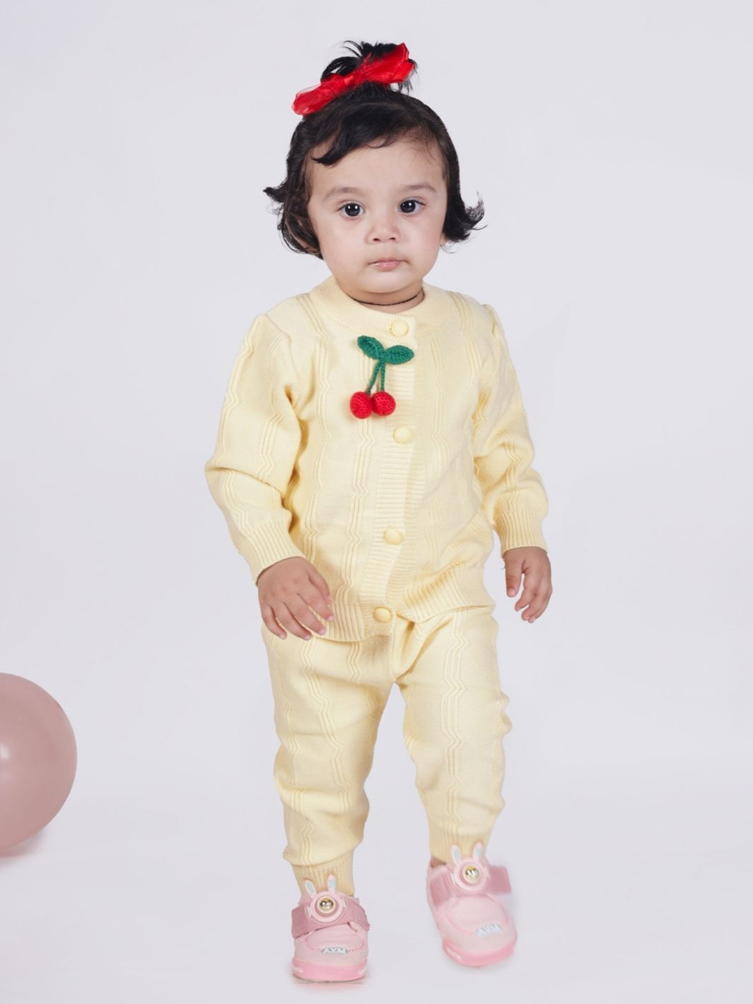 MAMA AND PEACHES Unisex Kids Pure Cotton Shirt with Joggers