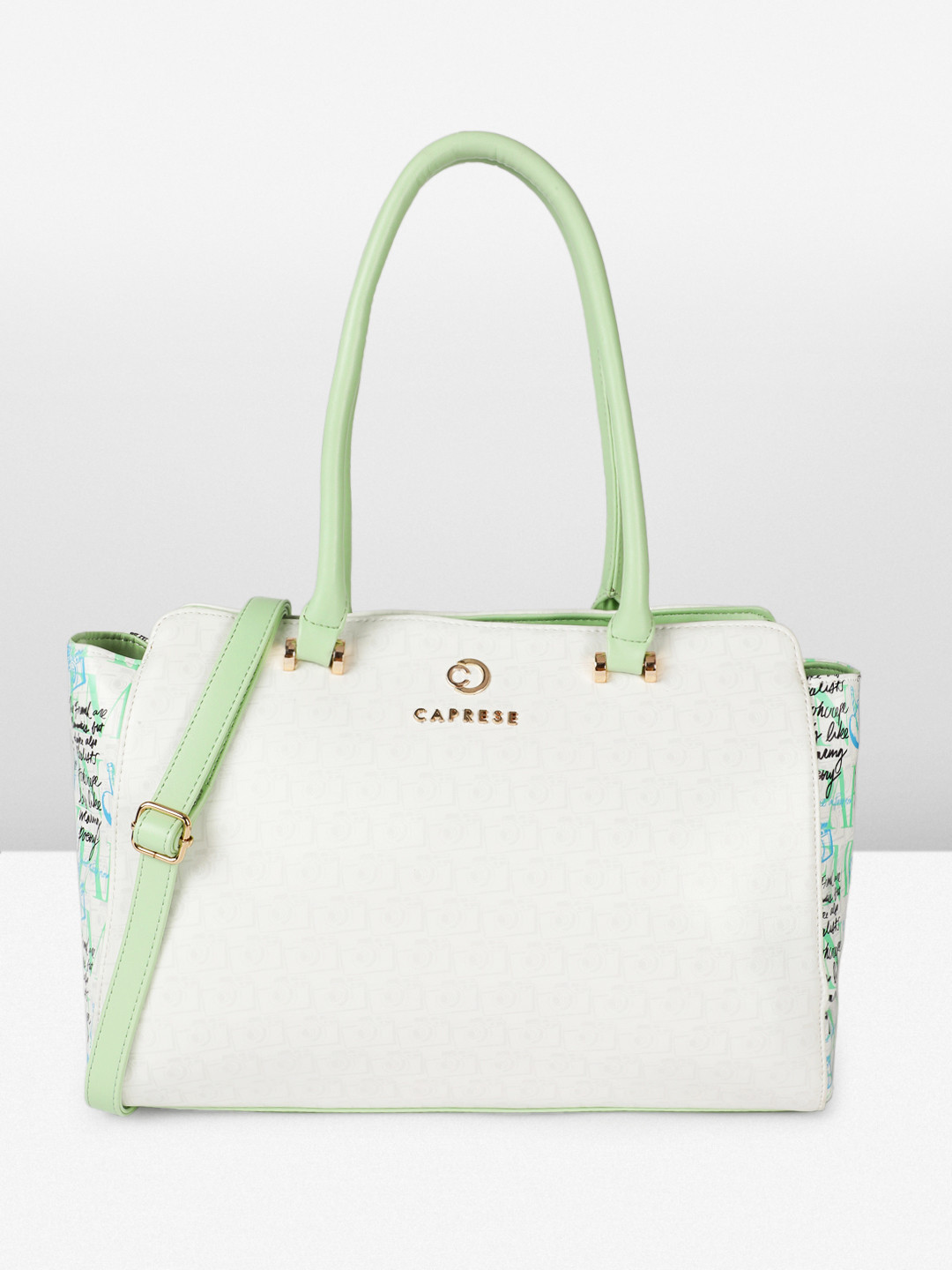 Caprese Madeline Women Mint Large Satchel Bag